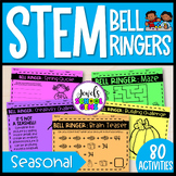 Seasonal STEM Bell Ringers & Warm Ups | Starters or Entran