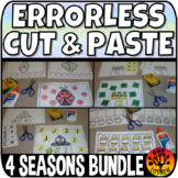 Seasonal Scissor Skills Bundle Errorless Learning No Prep 