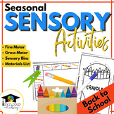 Seasonal Sensory Activities- Back to School