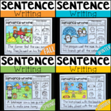 Seasonal Sentence Writing Worksheets - Fall, Winter, Sprin