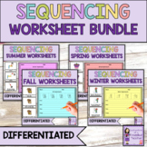 Seasonal Sequencing Worksheets for Second and Third Grader