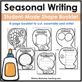 Seasonal Shape Activity Writing Booklets Fall Thanksgiving
