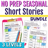 Seasonal Short Stories Language Comprehension Worksheets