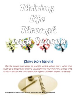 Preview of Short story Writing Mini Booklet Templates