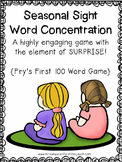 First Grade Sight Words: Concentration Game