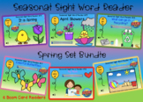 Seasonal Sight Word Reader Bundle #3~Spring Set (Boom Cards)