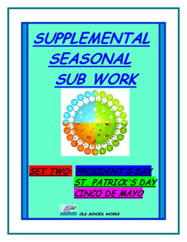 Preview of Sub Work:  Supplemental Seasonal  Variety Pack  Set 2
