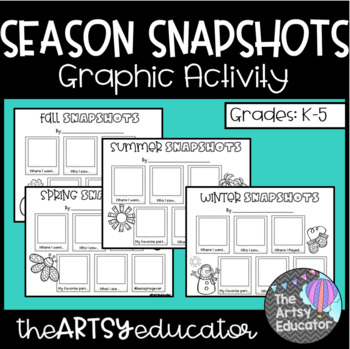 Preview of Seasonal Snapshots - Fall, Winter, Spring, Summer Memories -- [Grades K-5]