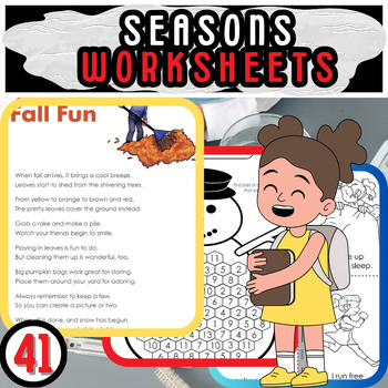 Preview of Seasonal Spectacular: Engaging Worksheets for Every Season!