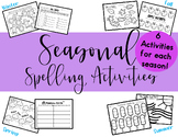 Seasonal Spelling Activities