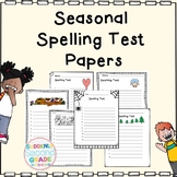 Spelling Test Papers | Seasonal | Holiday | Everyday