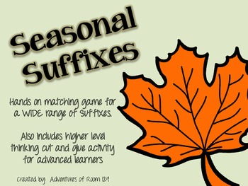 Preview of Seasonal Suffixes