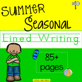 Seasonal Summer Lined Writing Paper