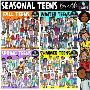 Teens Clip Art Bundle