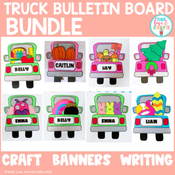 Preview of Seasonal Truck Bulletin Board Set BUNDLE