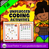 Seasonal Unplugged Coding Fall STEM Activity and Game