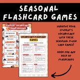 Seasonal Vocabulary Games – Flashcards
