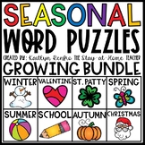 Seasonal Word Puzzles BUNDLE