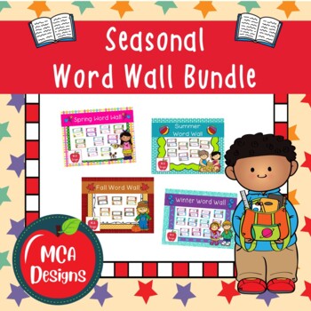 Preview of Seasonal Word Wall Bundle