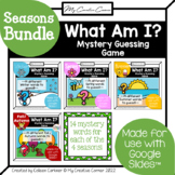 Seasonal Words Mystery Guessing Game “What Am I?” Spring S