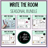 Seasonal Write the Room Rhythm and Solfege Bundle