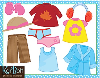 Clothing Clip Art in 2024  Clip art, Clothes clips, Kids bras