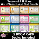 Seasonal and Holiday Word Search Find and Type BOOM CARD B