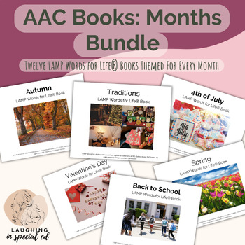 Preview of Seasonal and Holidays AAC Book Bundle: LAMP Words for Life®