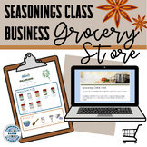 Seasonings Class Business - Business Plan, Visual Recipes 