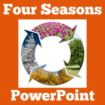 Preview of 4 FOUR SEASONS Activity PowerPoint Kindergarten 1st 2nd 3rd Grade SCIENCE