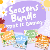Seasons Bundle Spot it or Dobble Game Visual Perceptual Vo