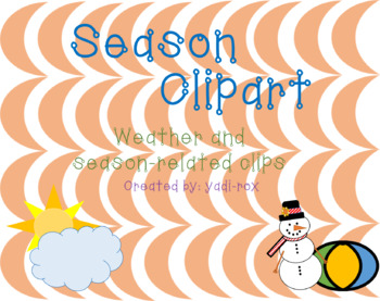 Preview of FREEBIE - Seasons Clipart