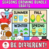 Seasonal Crafts Clipart Growing Bundle Summer Fall Winter 