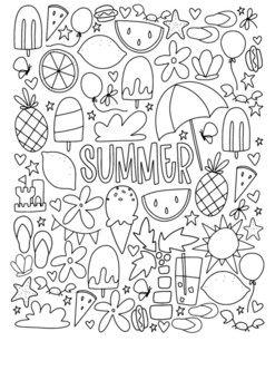 Seasons Coloring Pages by MrFitz | TPT