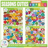 Seasons Cuties Clip Art Growing Bundle!