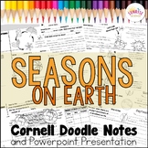 Seasons Doodle Notes | Reason for the Seasons | Cornell Notes