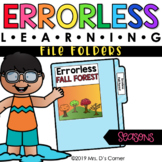 Seasons Errorless Learning File Folder Activities [16 file