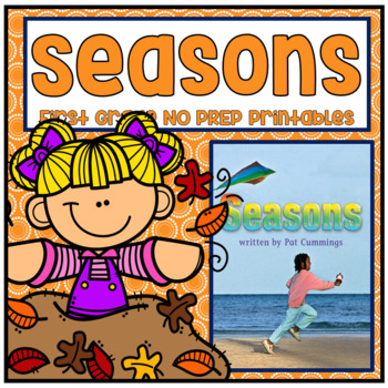 Preview of Seasons First Grade NO PREP Supplemental Printables