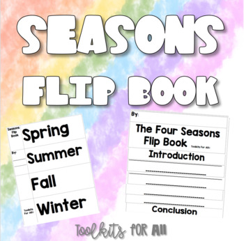Preview of Seasons Flip Book