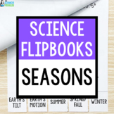 Seasons Flipbook | Earth's Axis, Revolution, Orbit Booklet