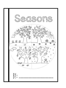 Seasons Foldable by Little Llama Learners | TPT