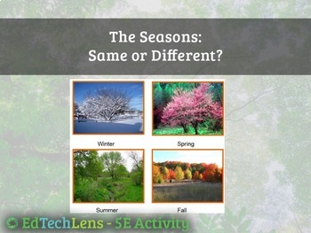 Preview of Seasons Same or Different - Solar System & Climate Patterns - Home User Activity