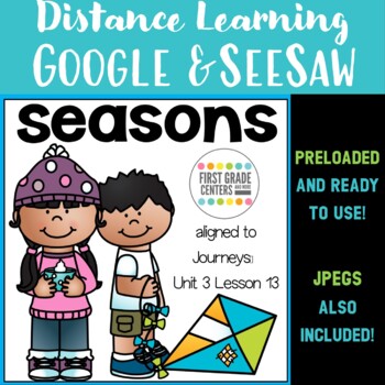 Preview of Seasons Journeys Unit 3 Lesson 13 Digital Google Seesaw