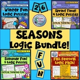 Seasons Logic Puzzles  - Critical Thinking Activities for 