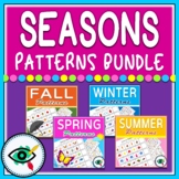Seasons Math Patterns Activities Bundle