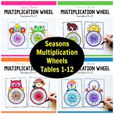 Seasons Multiplication Wheels Bundle - Tables 1 to 12 (COMPLETE)