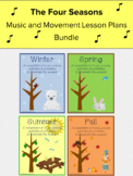 Seasons Music and Movement Lessons and Activities Bundle, 