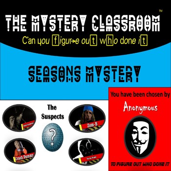 Preview of Seasons Mystery | The Mystery Classroom (Distance Learning)