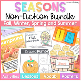 Fall, Winter, Spring, Summer Season Science Units - Readin