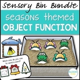 Seasons Object Function Speech Therapy Bundle - Sensory Bin Cards